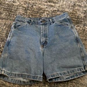Vintage wrangler jean shorts